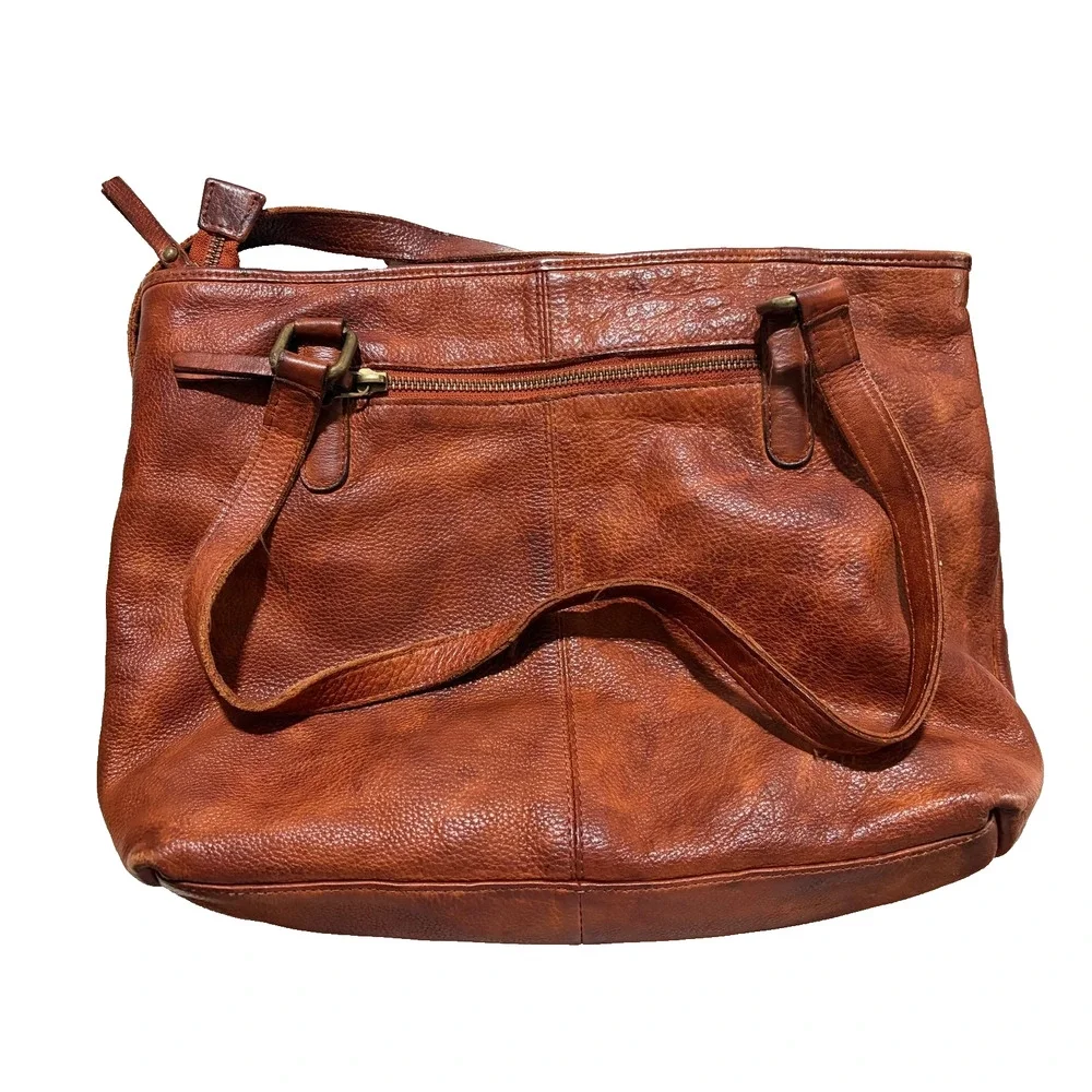 Oak Leather Shoulder-bag, Woven Leather Panel, Cowhide Leather